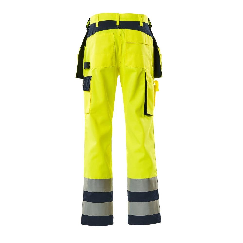 MASCOT® Almas käsityöhousut, hi-vis keltainen/laivasto