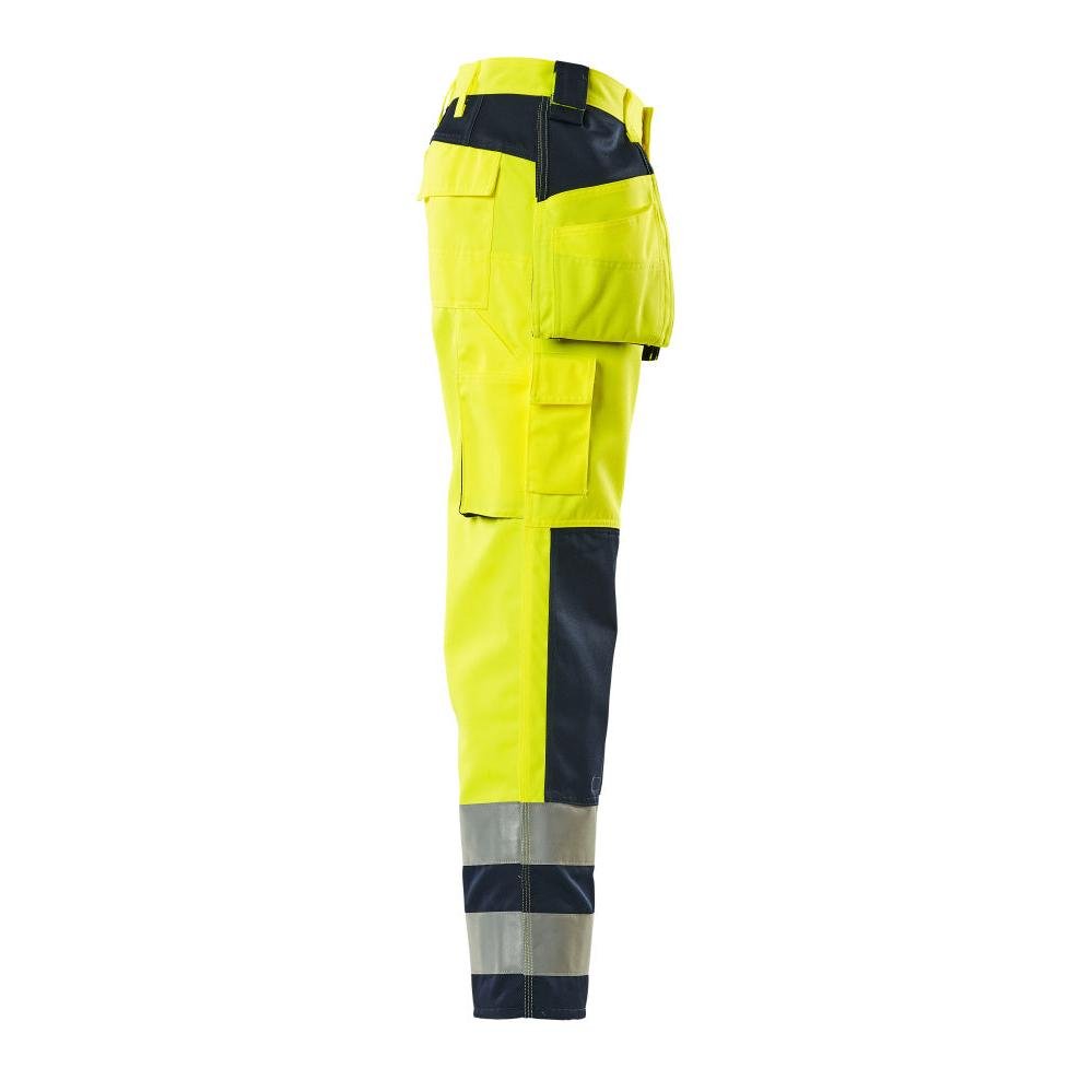MASCOT® Almas käsityöhousut, hi-vis keltainen/laivasto