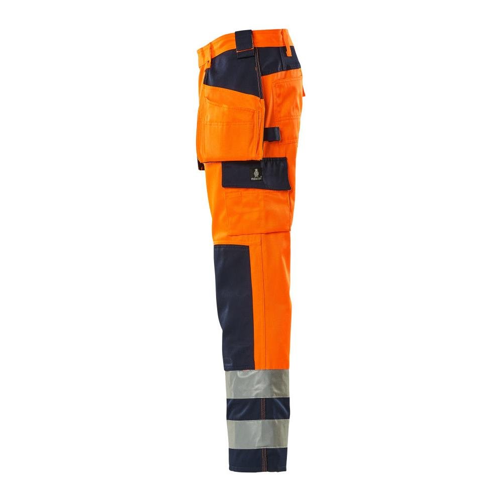 MASCOT® Almas käsityöhousut, hi-vis oranssi/laivasto