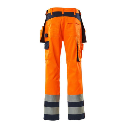 MASCOT® Almas käsityöhousut, hi-vis oranssi/laivasto