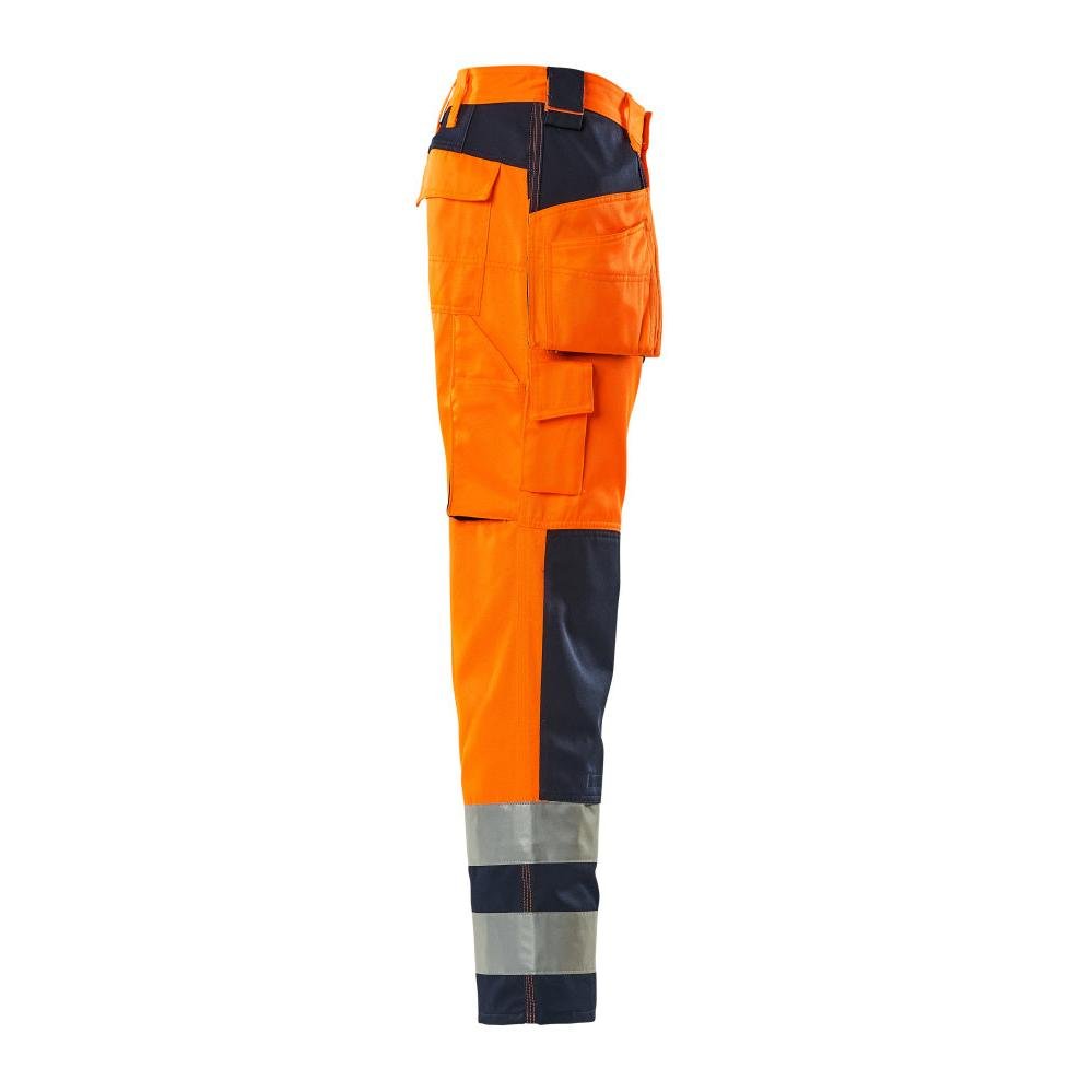 MASCOT® Almas käsityöhousut, hi-vis oranssi/laivasto
