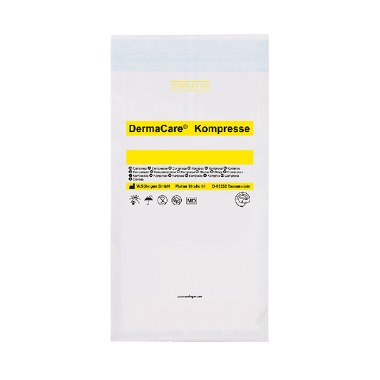 DermaCare®-kompressi, yksittäispakkaus, 10 x 15 cm