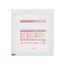 DERMOTEKT®  Harjoituskompressi 10 x 10 cm, 2 kpl, steriloimaton