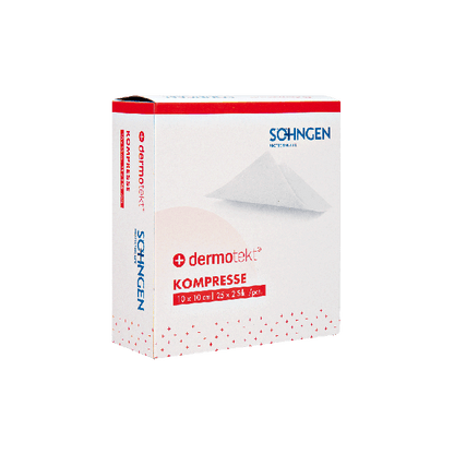 DERMOTEKT® Kompresse 10x10cm 2 St. Verpackungseinheit 25 St.