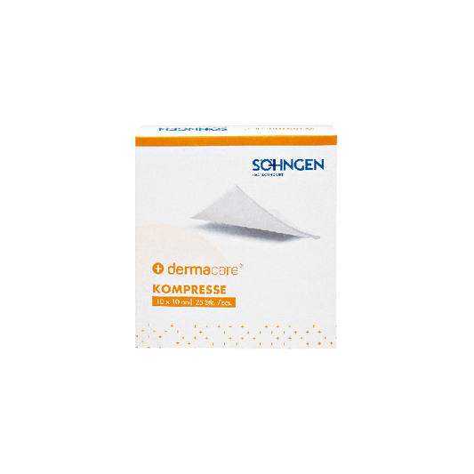DermaCare®-kompressi, pakkauskoko 25 kpl, 10 x 10 cm