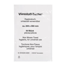 Kuitukankaiset pyyhkeet 200 x 300 mm, 50 kpl