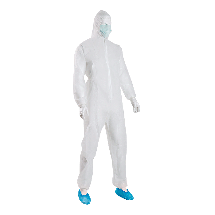 Einweg-Set Schutzbekleidung mit Overall XXL