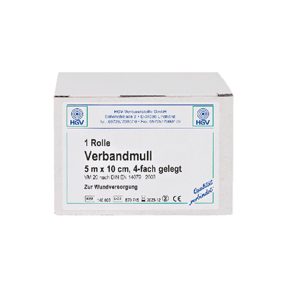 Verbandmull Sprechstundenpackung 5 m x 10 cm