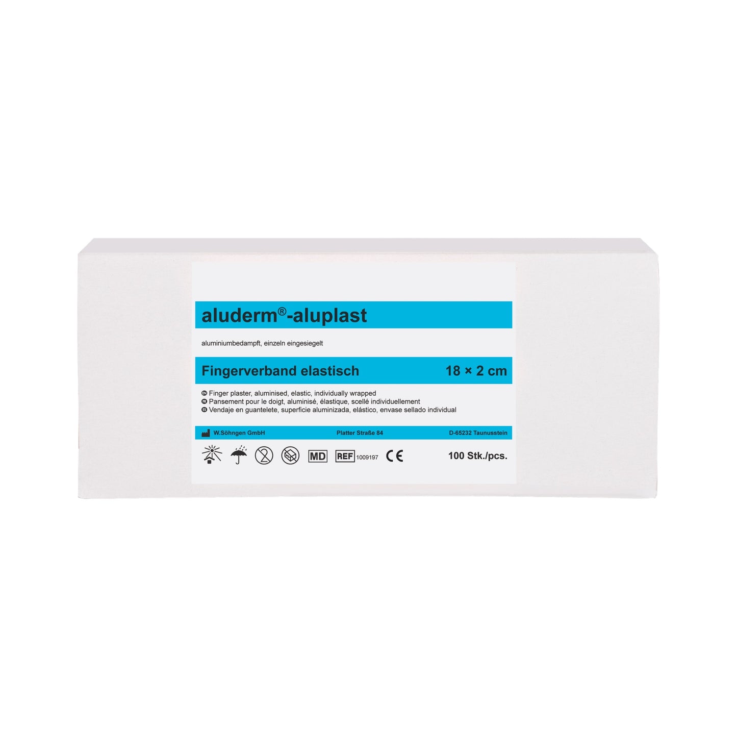 aluderm®-aluplast elastisch Fingerverband 18 x 2 cm 100 Stück