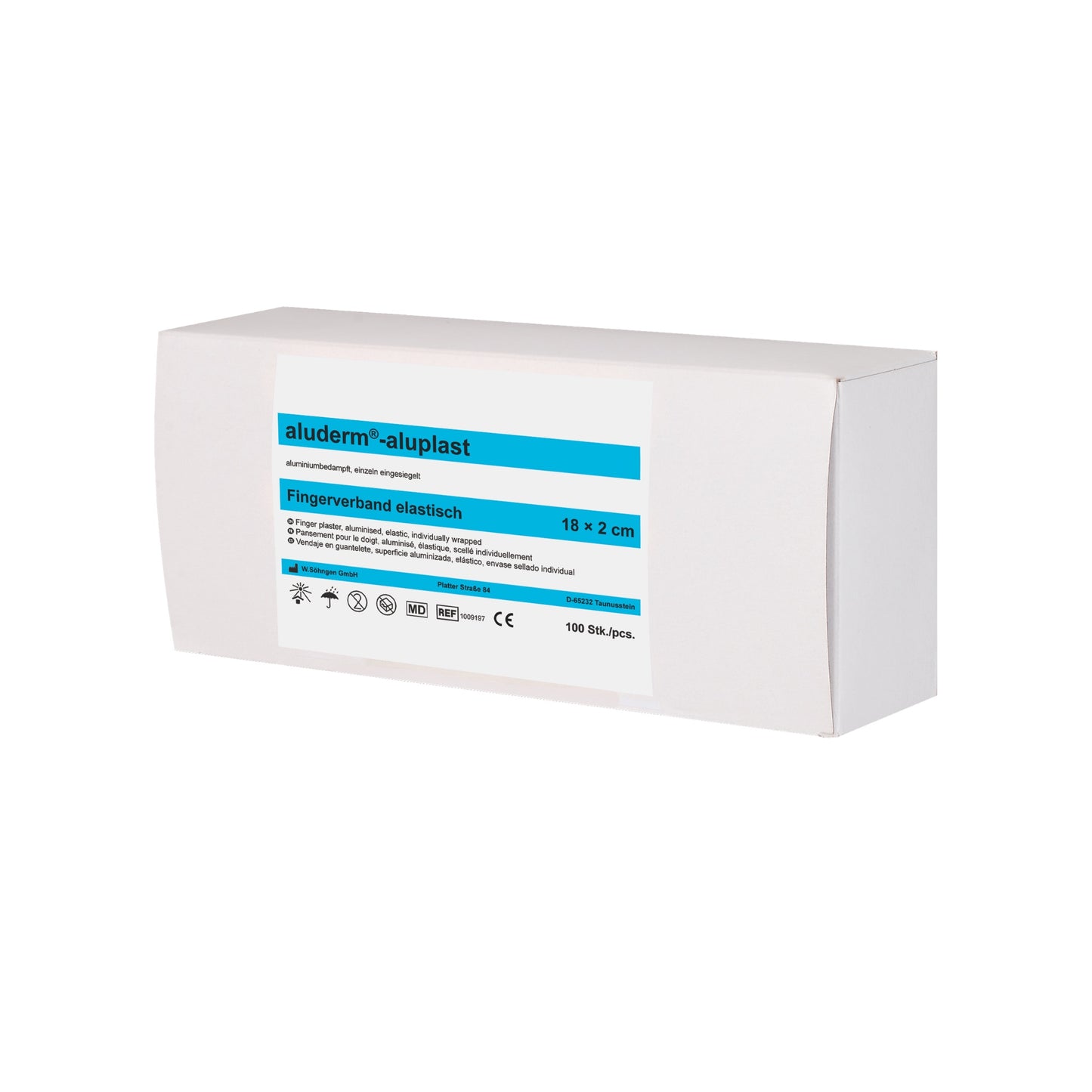 aluderm®-aluplast elastisch Fingerverband 18 x 2 cm 100 Stück