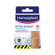 Hansaplast EXTRA ROBUST -laastarit 2,6 x 7,6 cm, 16 kpl