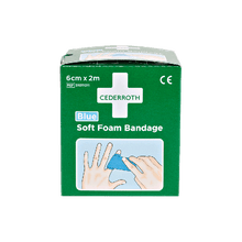 Cederroth Soft Foam -side, sininen, 2 m x 6 cn – täyttöpakkaus 51011011
