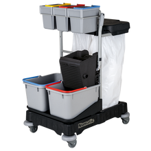 Numaattinen puhdistusvaunu ProCar 4G Musta | Pakkaus (1 kpl)