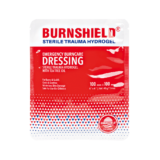 Burnshield-hydrogeelivaahtosidos, steriili, 10 x 10 cm