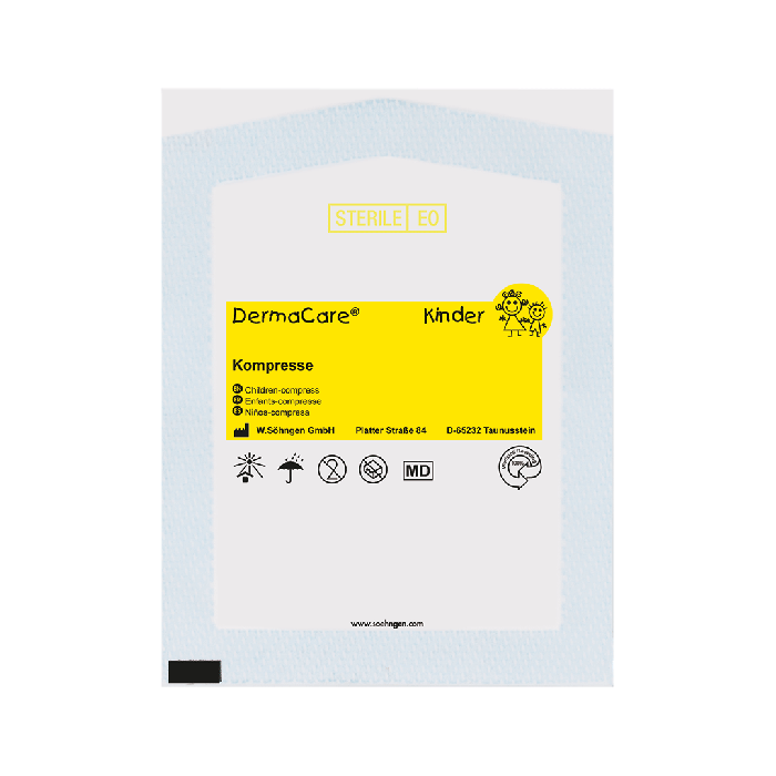 DermaCare® Kinder Kompresse 6 x 6 cm