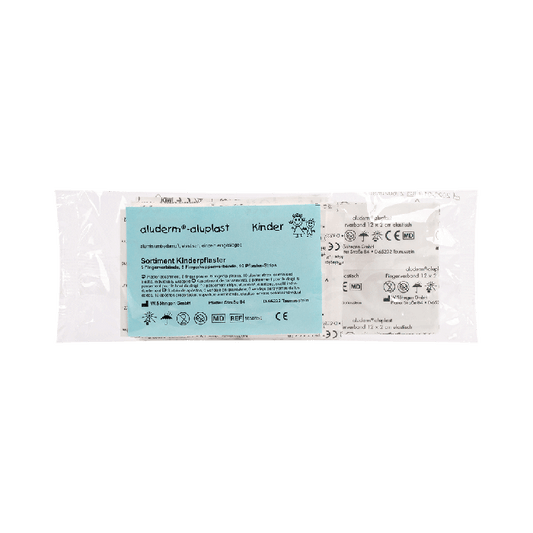 aluderm®-aluplast joustava lasten laastarisetti, 20 kpl