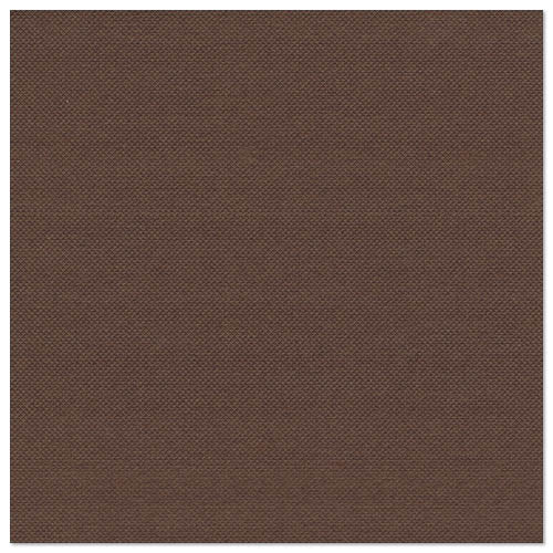Suorakulmainen pala ruskeaa, rakenteellista kangasta täyttää kehyksen, muistuttaen tasaväristä ja kudottua kuviota PAPSTAR 50 lautasliinaa "ROYAL Collection" 1/4-koko 40 x 40 cm ruskea PAPSTAR GmbH:ltä.