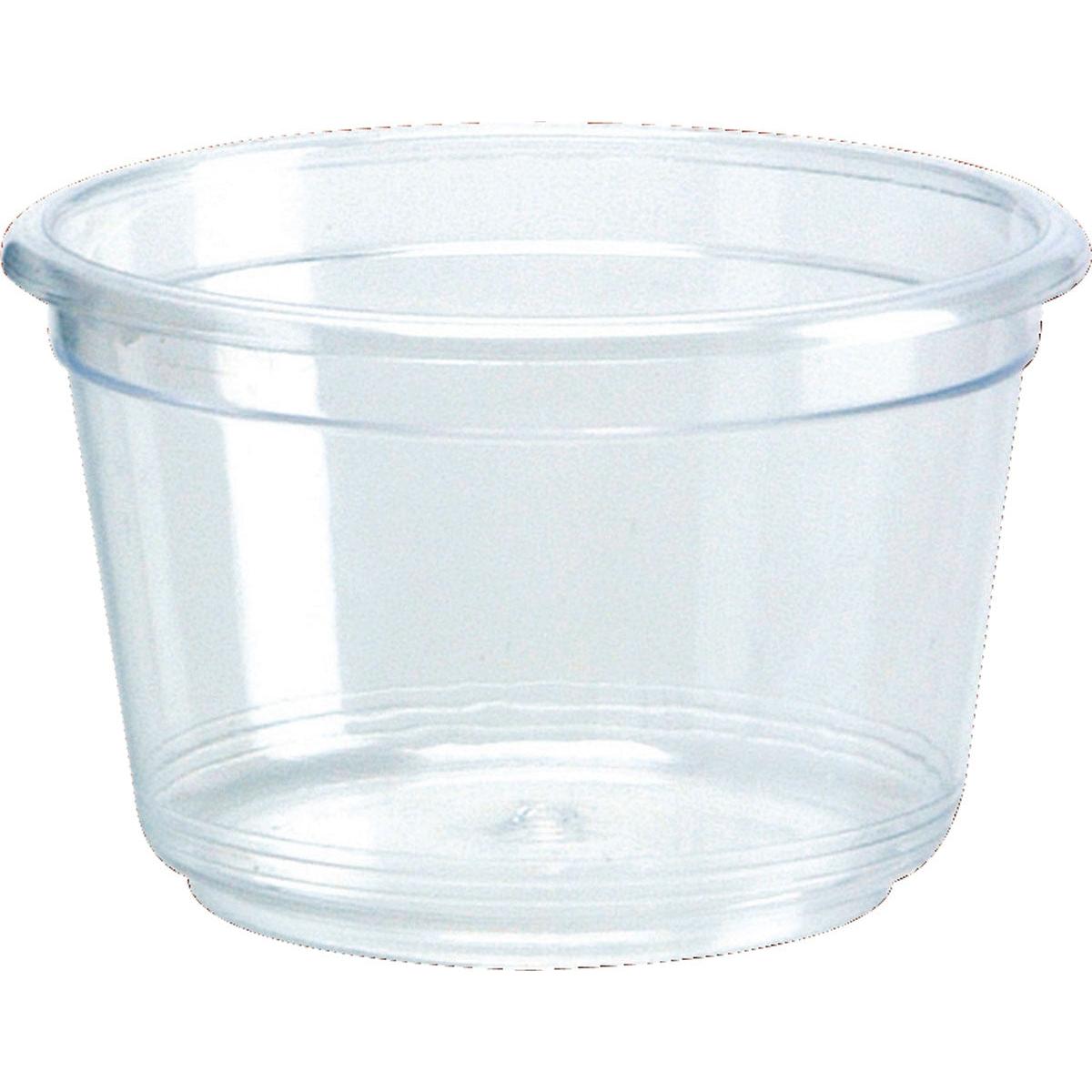 Duni GmbH:n läpinäkyvä Dressingbecher Transparent PS 47x47x29 mm on kirkas astia, joka on ihanteellinen kastikkeille, mausteille tai pienille annoksille. Täydellinen juhliin tai tapahtumiin. Myydään 50 kappaleen pakkauksissa, ihanteellinen ruokapalveluille.