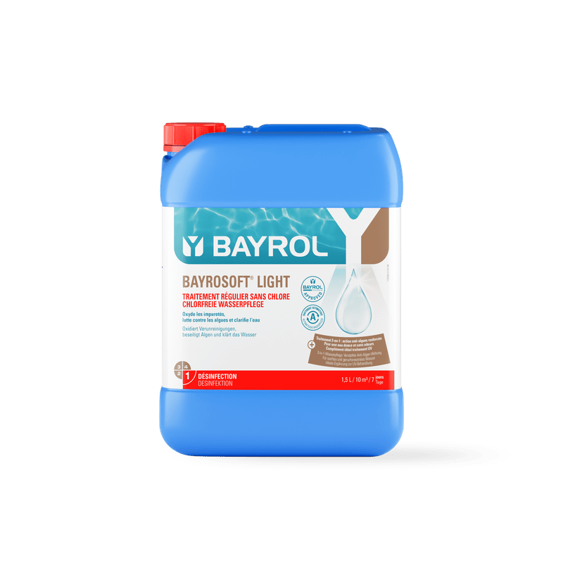BAYROL Bayrosoft® Light 20 L aktiivihappipohjainen desinfiointi