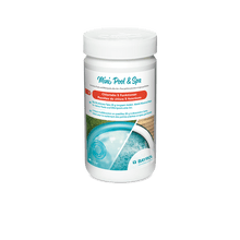 BAYROL Mini Pool & Spa Chlorine tabs 5 toimintoa 1 kg levien ehkäisyyn