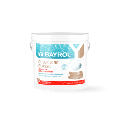 BAYROL Chlorilong® CLASSIC hitaasti liukenevat klooritabletit uima-altaisiin