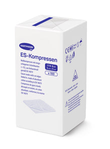 ES puristaa eri kokoisia, ei-steriilejä - 5 x 5 cm | Pakkaus (100 kpl)