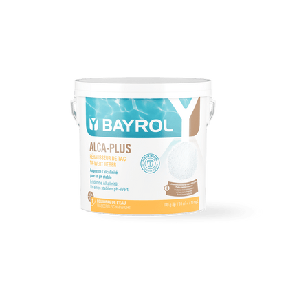BAYROL Alca-Plus® -rakeet korjaavat epävakaita pH-arvoja