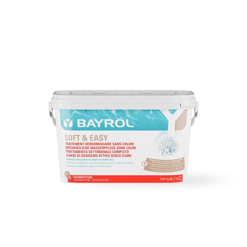 BAYROL Soft & Easy klooriton vaihtoehto vedenhoitoon
