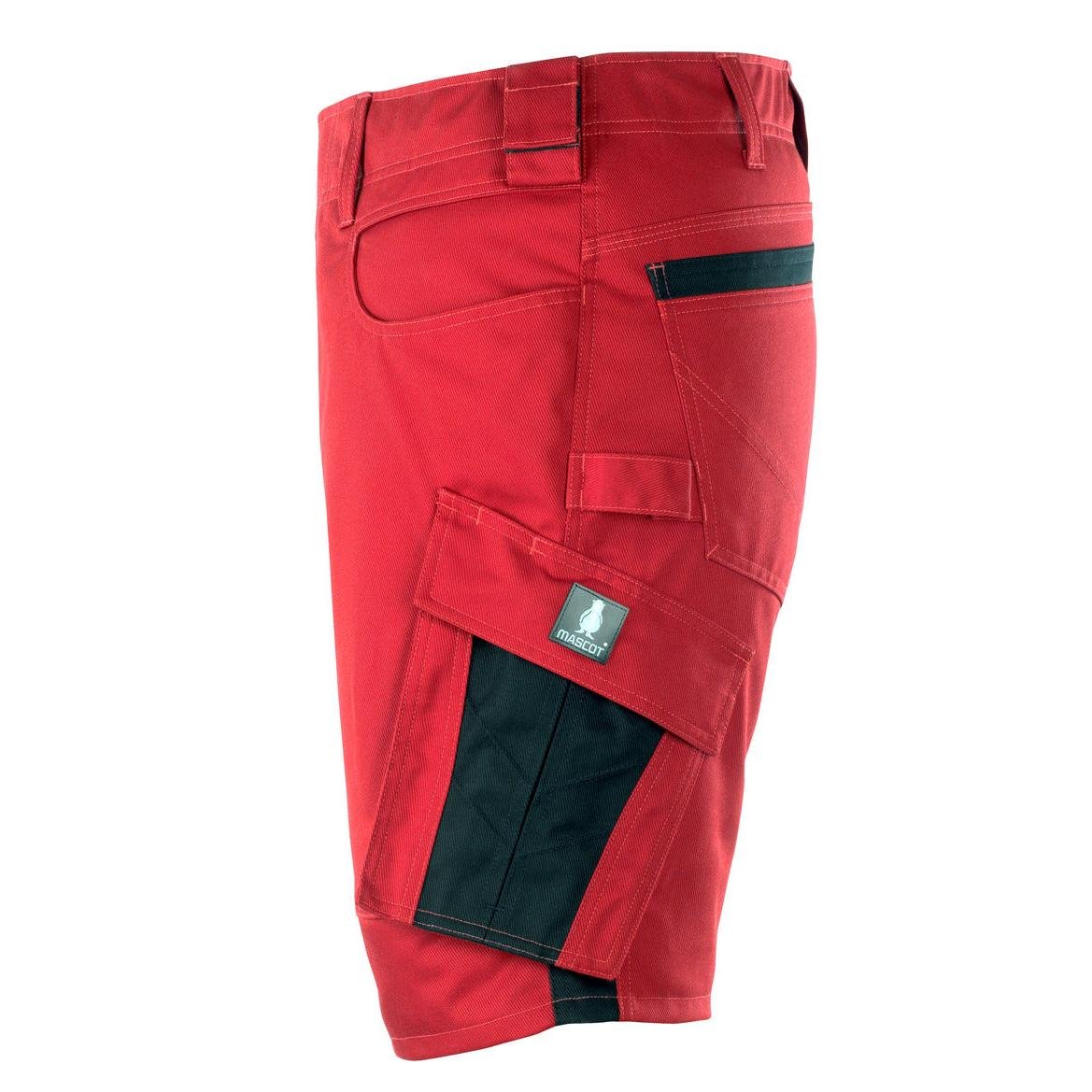 MASCOT® Stuttgart shortsit, punainen/musta