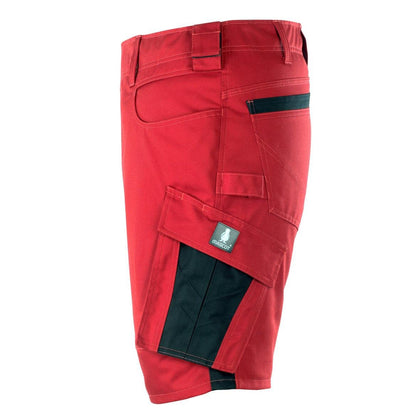 MASCOT® Stuttgart shortsit, punainen/musta