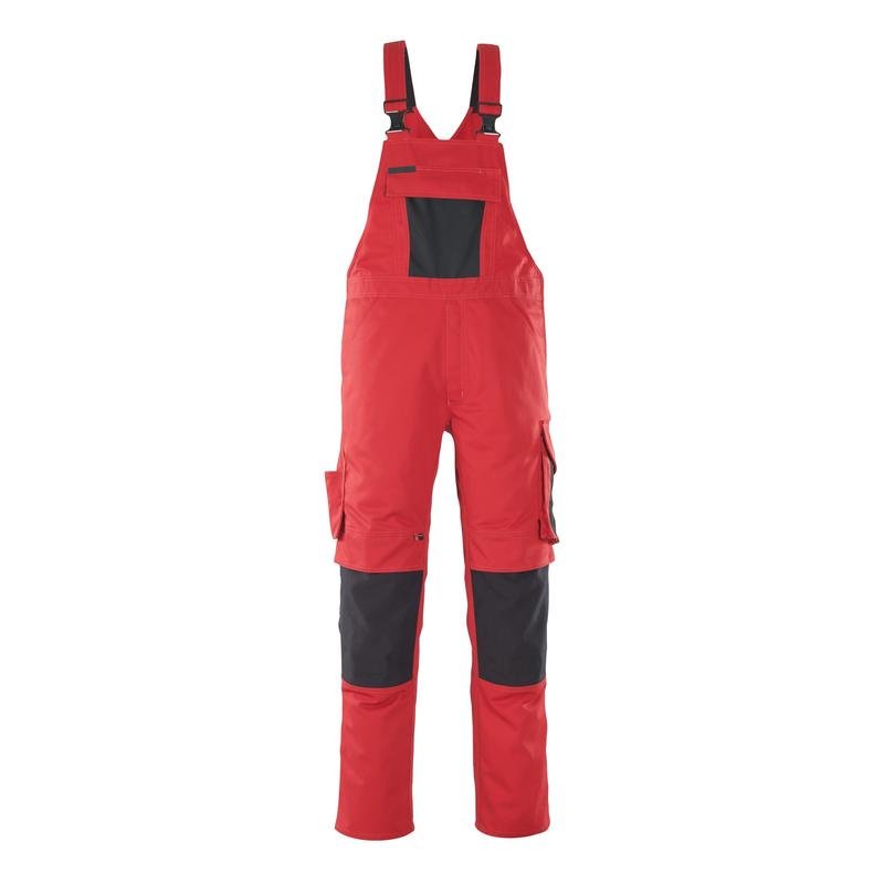 MASCOT® Leipzig Dungarees, punainen/musta