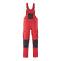 MASCOT® Leipzig Dungarees, punainen/musta