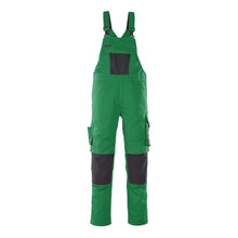 MASCOT® Leipzig Dungarees, vihreä/musta