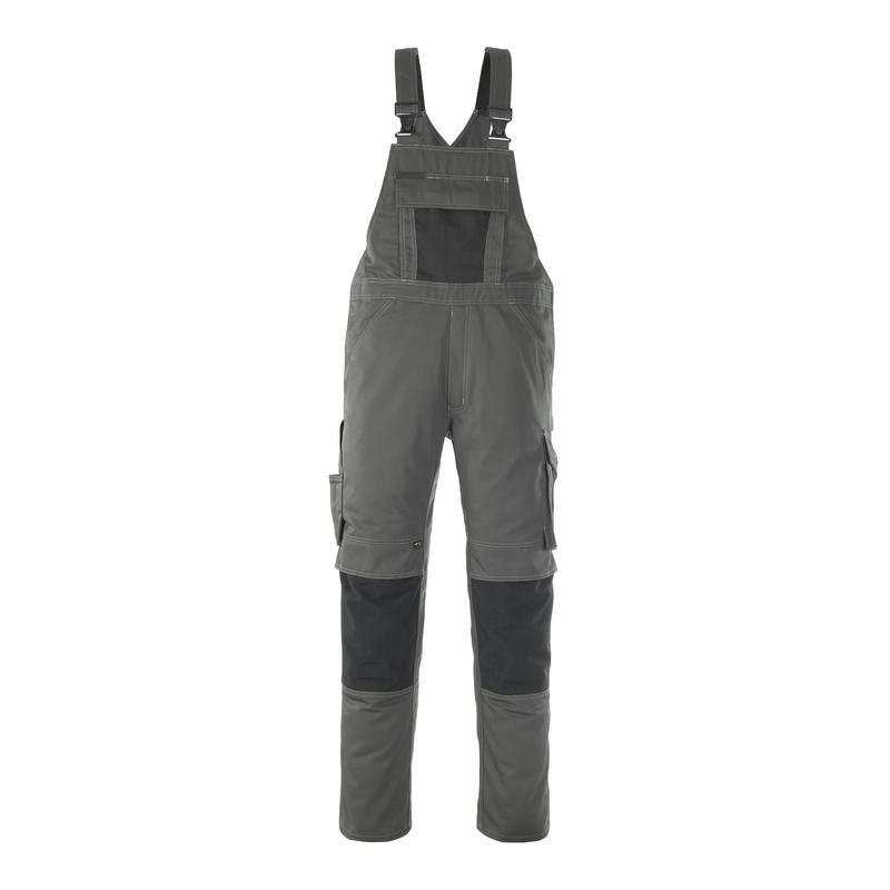 MASCOT® Leipzig Dungarees, tumma antrasiitti/musta