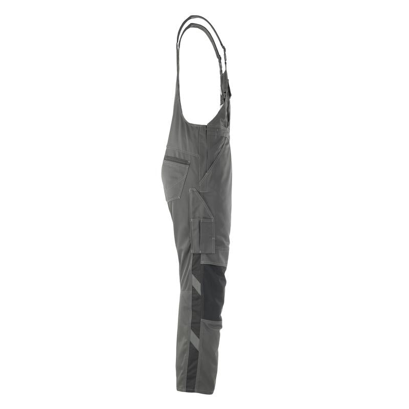 MASCOT® Leipzig Dungarees, tumma antrasiitti/musta