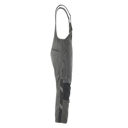 MASCOT® Leipzig Dungarees, tumma antrasiitti/musta