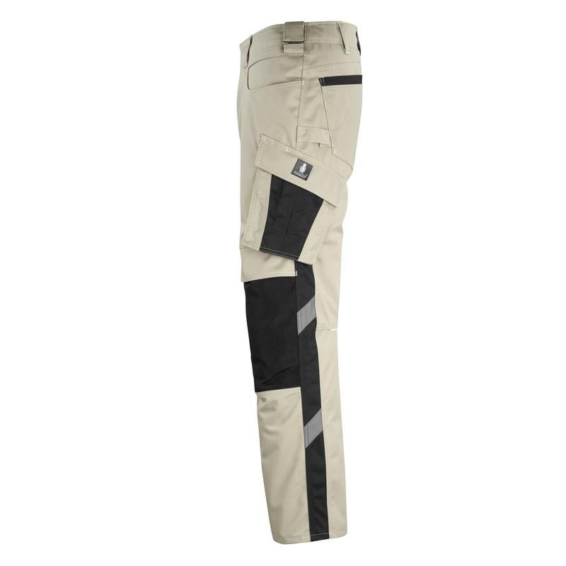 MASCOT® Erlangen -housut, vaalea khaki/musta