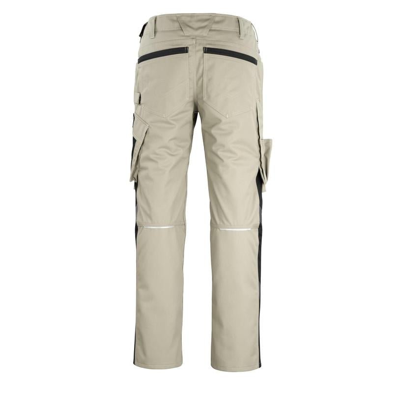 MASCOT® Erlangen -housut, vaalea khaki/musta