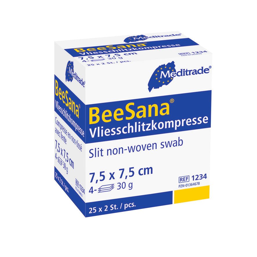 BeeSana® fleece-halkopakkaus, steriili, 4-kertainen