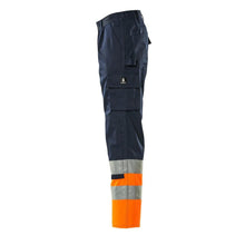 MASCOT® Patos -housut, tummansininen/hi-vis oranssi