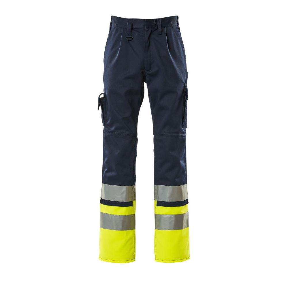 MASCOT® Patos -housut, laivastonsininen/hi-vis keltainen