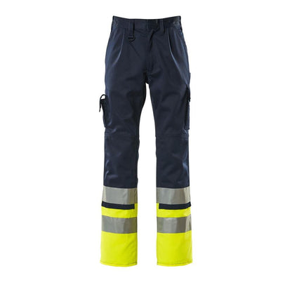 MASCOT® Patos -housut, laivastonsininen/hi-vis keltainen