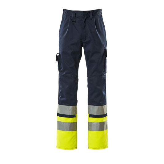 MASCOT® Patos -housut, laivastonsininen/hi-vis keltainen