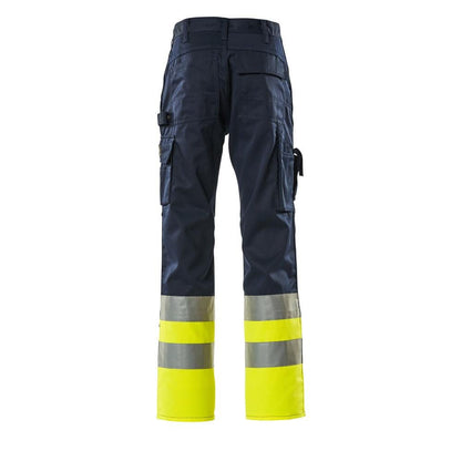 MASCOT® Patos -housut, laivastonsininen/hi-vis keltainen