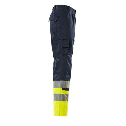 MASCOT® Patos -housut, laivastonsininen/hi-vis keltainen