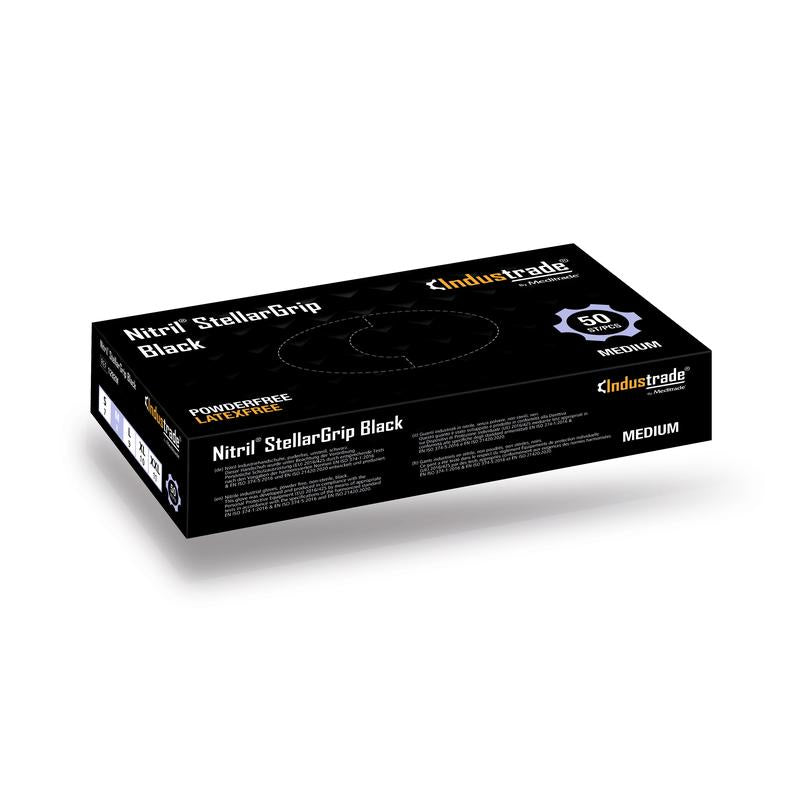 Nitrile StellarGrip musta (50 kpl)