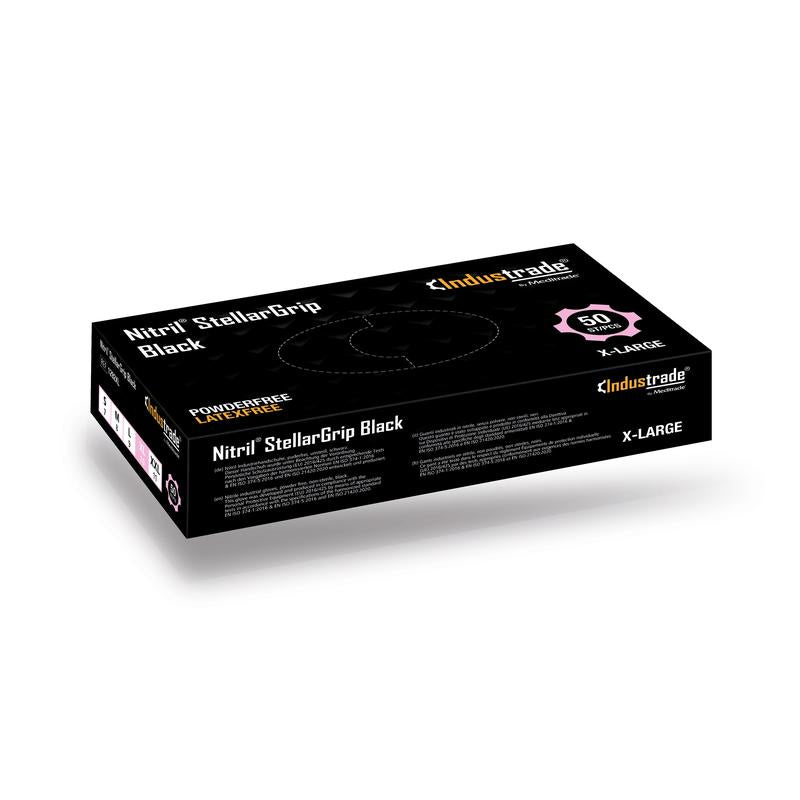 Nitrile StellarGrip musta (50 kpl)