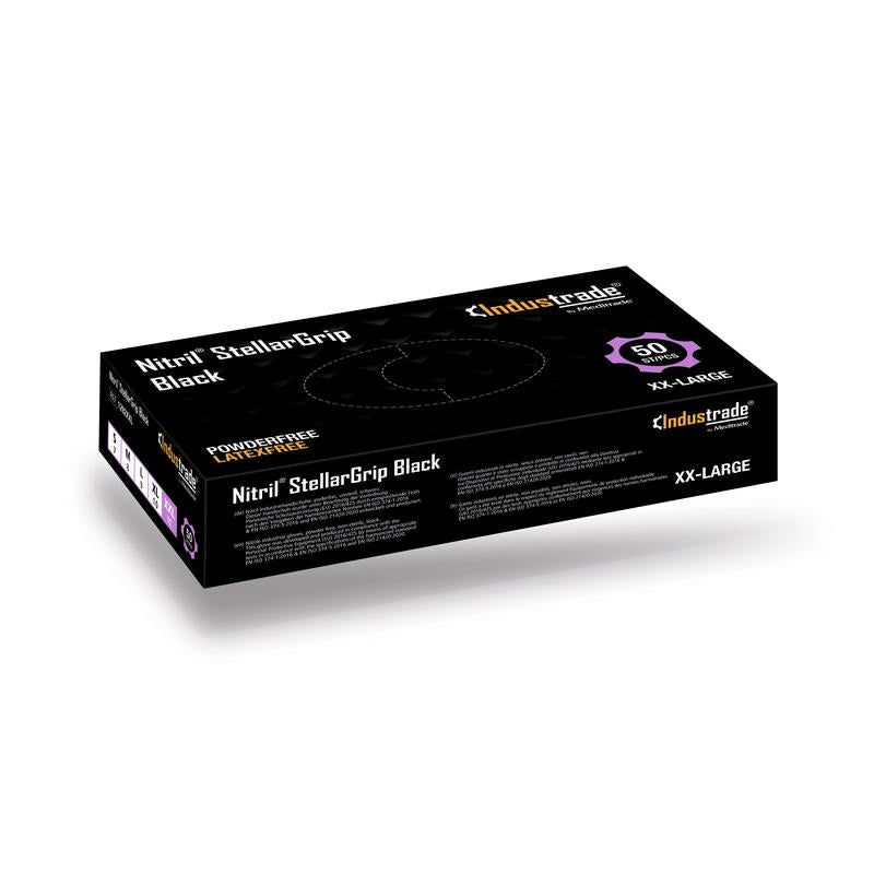 Nitrile StellarGrip musta (50 kpl)
