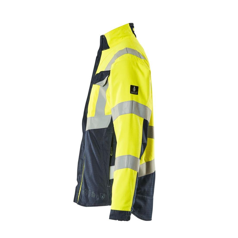 MASCOT® Biel Multisafe -työtakki, hi-vis keltainen/musta-sininen