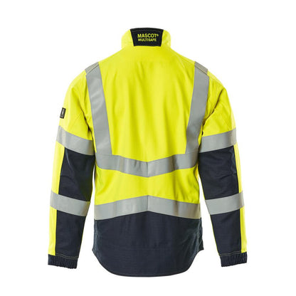 MASCOT® Biel Multisafe -työtakki, hi-vis keltainen/musta-sininen